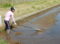お手伝いも力仕事