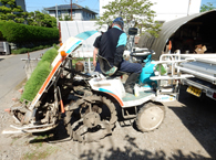 田植え機 調整
